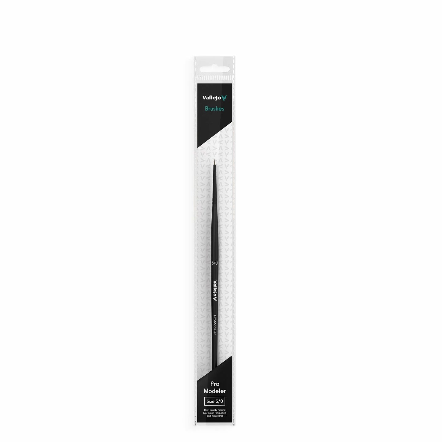 Vallejo Brushes - Pro Modeler - Natural Hair Round Brush No. 5/0 - Warhaus