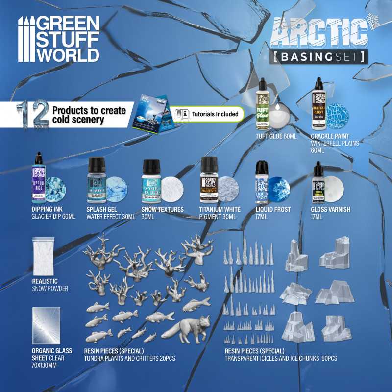 Green Stuff World: Basing Sets - Arctic - Warhaus