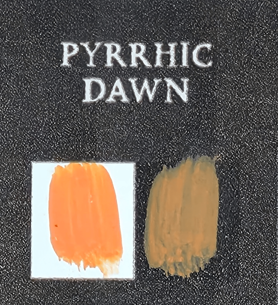 Bear Cavalry Paints: Pyrrhic Dawn 20ml colour sample