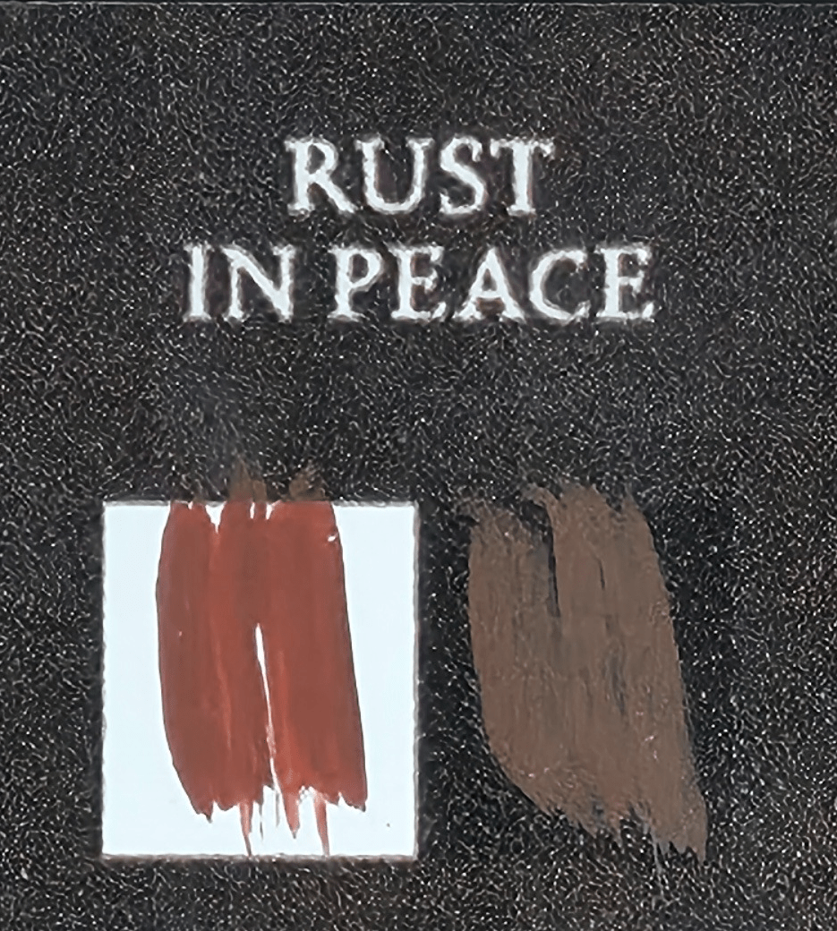Bear Cavalry Paints: Rust in Peace 20ml colour sample