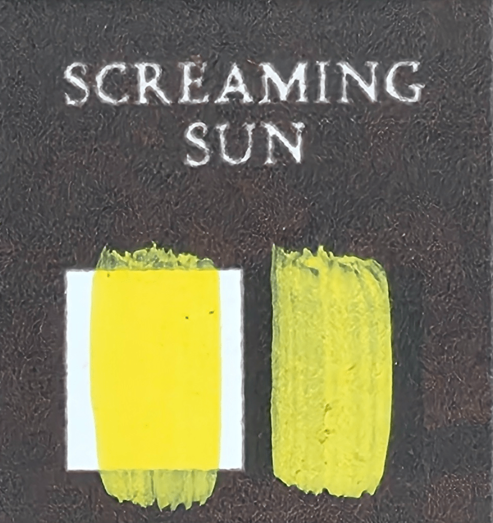 Bear Cavalry Paints: Screaming Sun 20ml colour sample