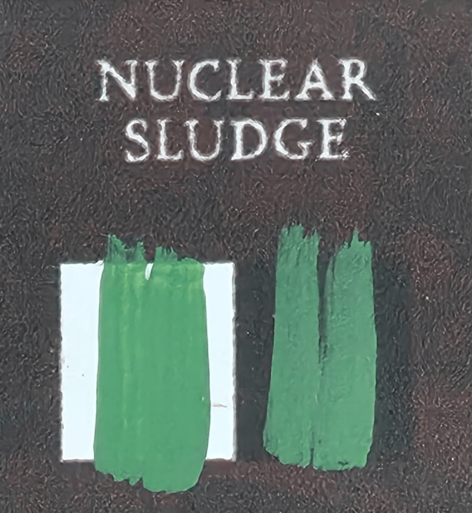 Bear Cavalry Paints: Nuclear Sludge 20ml colour sample