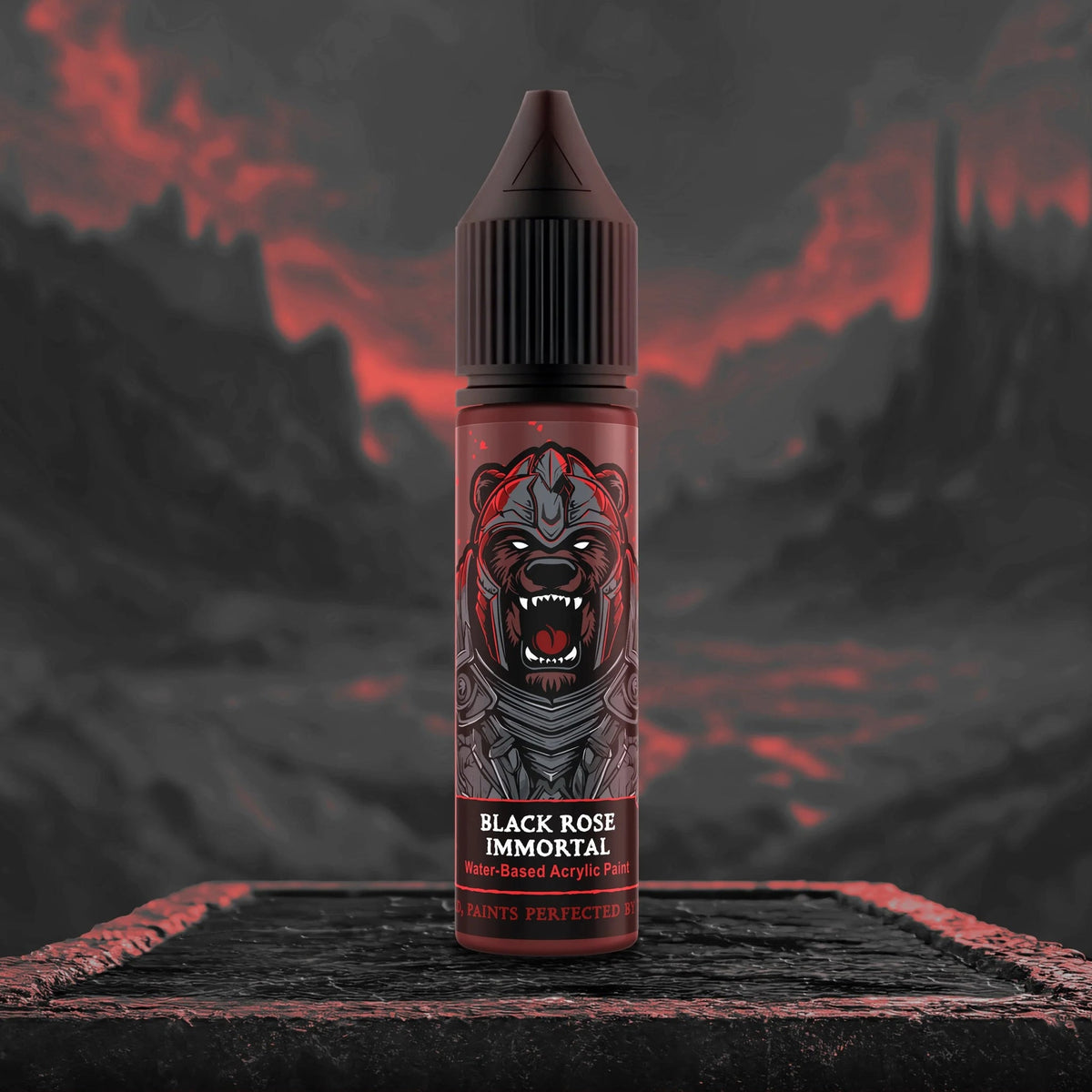 Bear Cavalry Paints Black Rose Immortal 20ml bottle