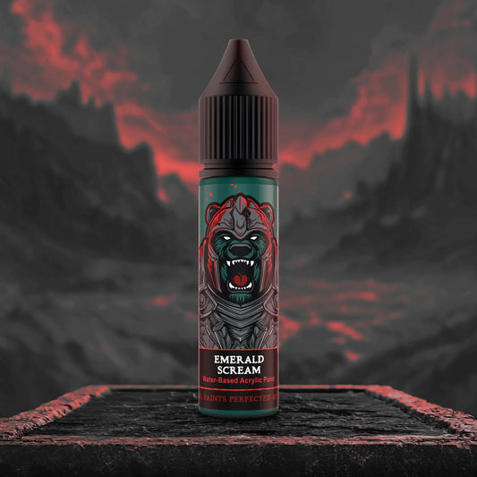 Bear Cavalry Paints Emerald Scream 20ml bottle