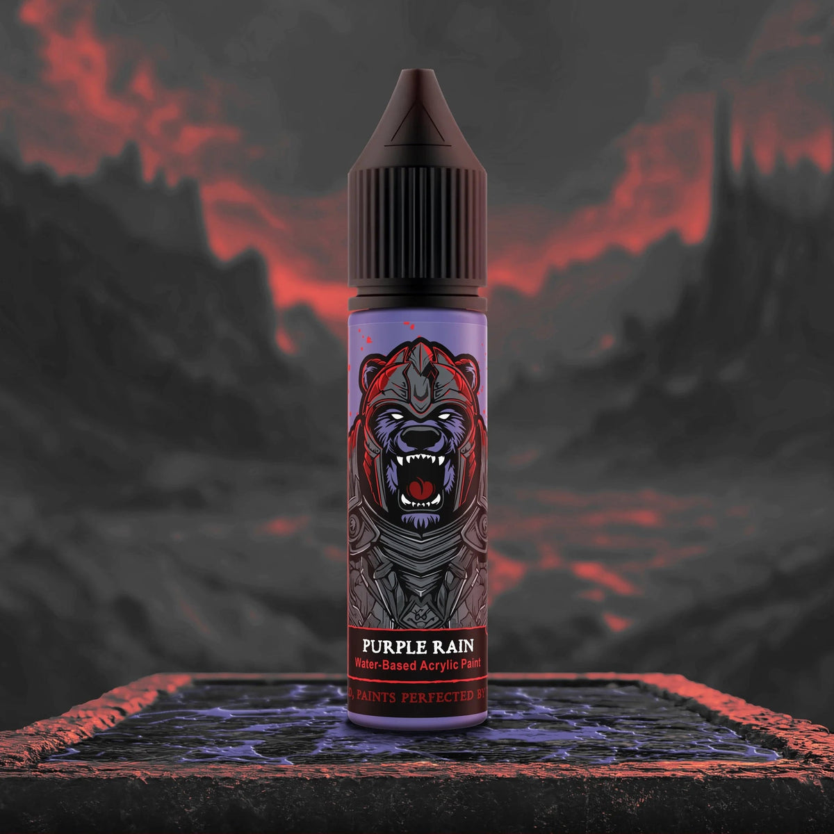 Bear Cavalry Paints Purple Rain 20ml bottle