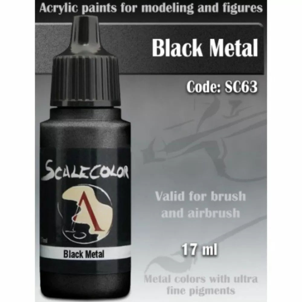 Scale 75 Scalecolor Metal n' Alchemy Black Metal 17ml - Warhaus