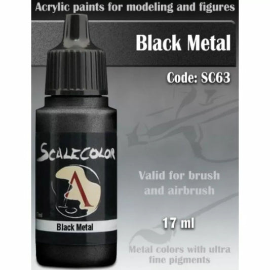 Scale 75 Scalecolor Metal n' Alchemy Black Metal 17ml - Warhaus