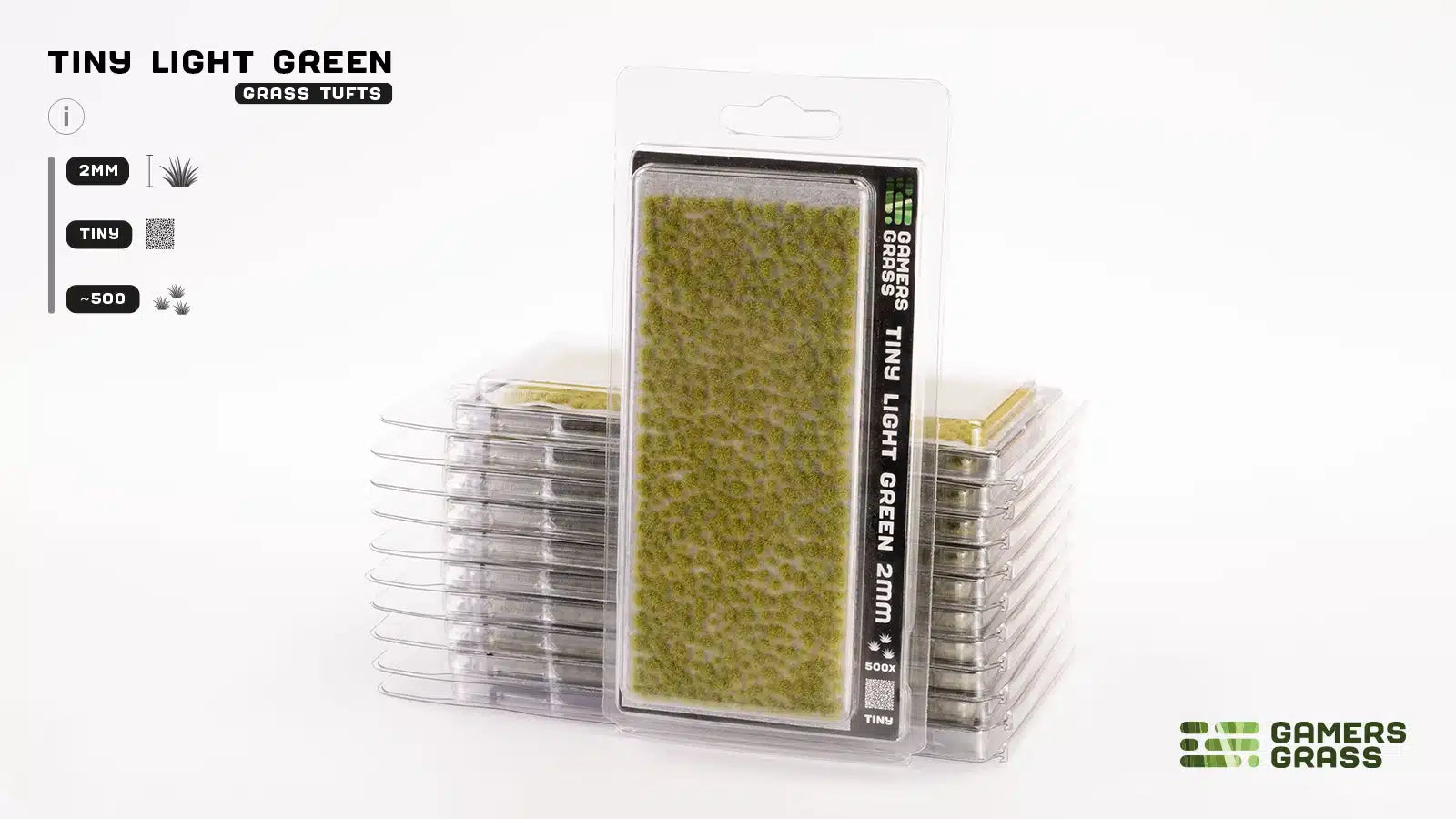 Gamers Grass: Tiny Tufts Light Green (2mm) - Warhaus
