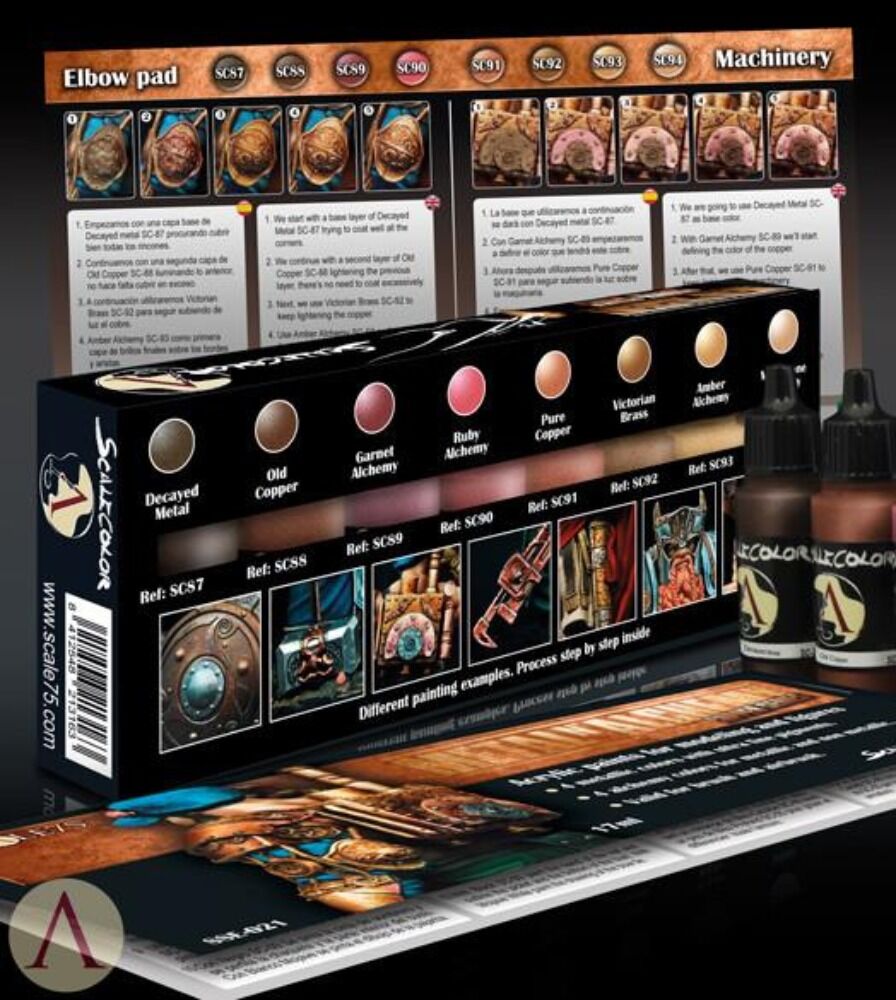 Scale 75: Scalecolor - Metal n' Alchemy - Copper Series Paint Set - Warhaus
