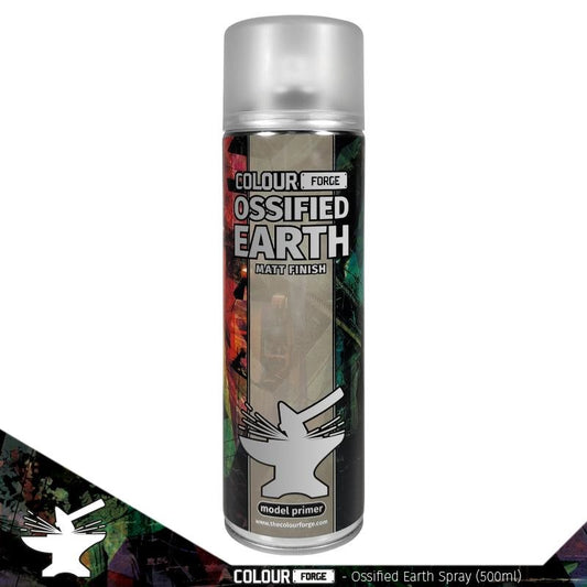 Colour Forge: Aerosol Spray Primer - Ossified Earth 500ml - Warhaus