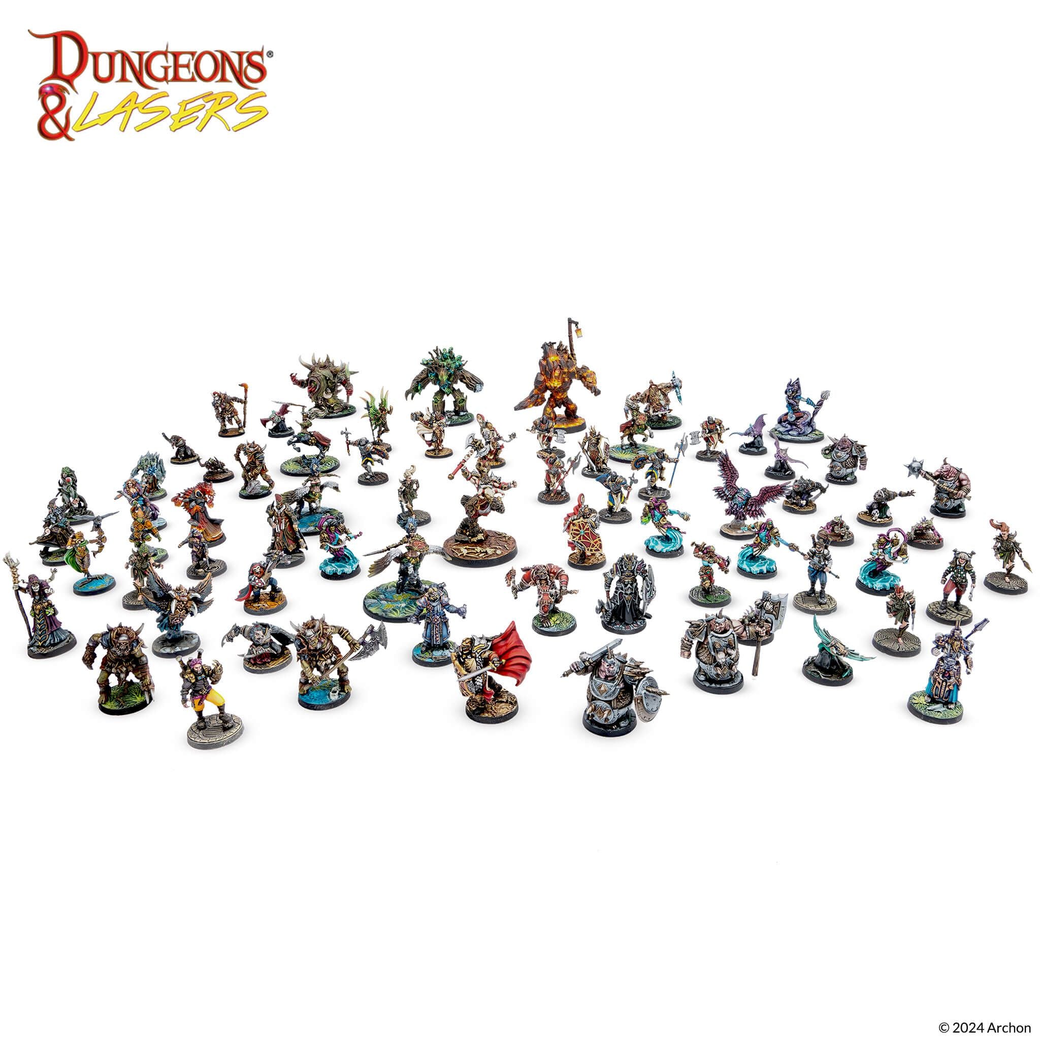 Dungeons & Lasers: Miniatures - Deuslair: Core Set