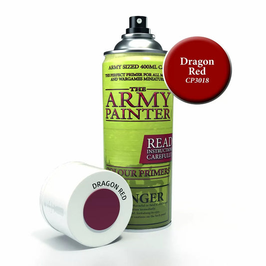 Army Painter Aerosol Spray Primer - Dragon Red 400ml - Warhaus