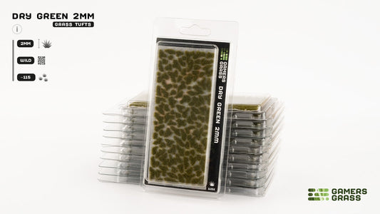 Gamers Grass: Dry Green 2mm