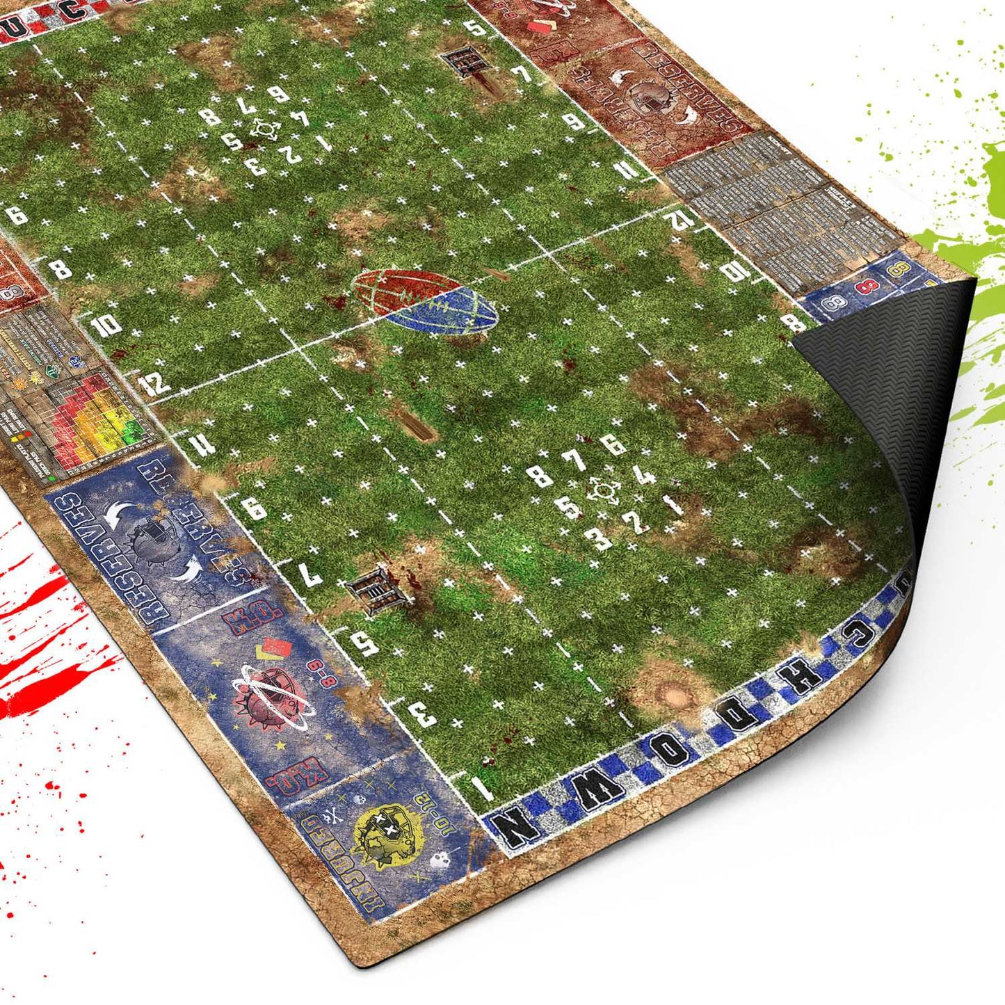 Green Stuff World: Fantasy Football Neoprene Mat - Bloodgrass Pitch