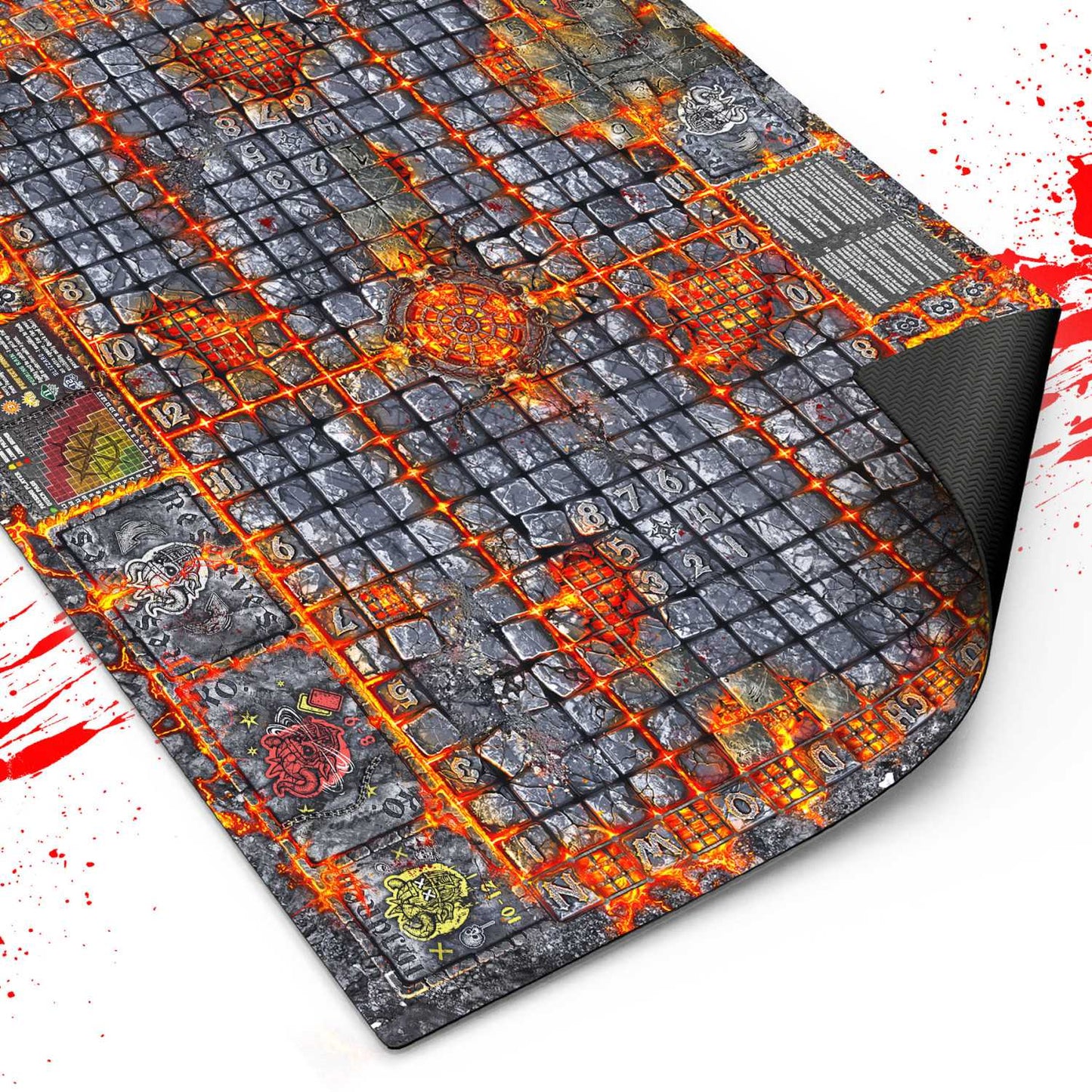Green Stuff World: Fantasy Football Neoprene Mat - Hellcore Pitch