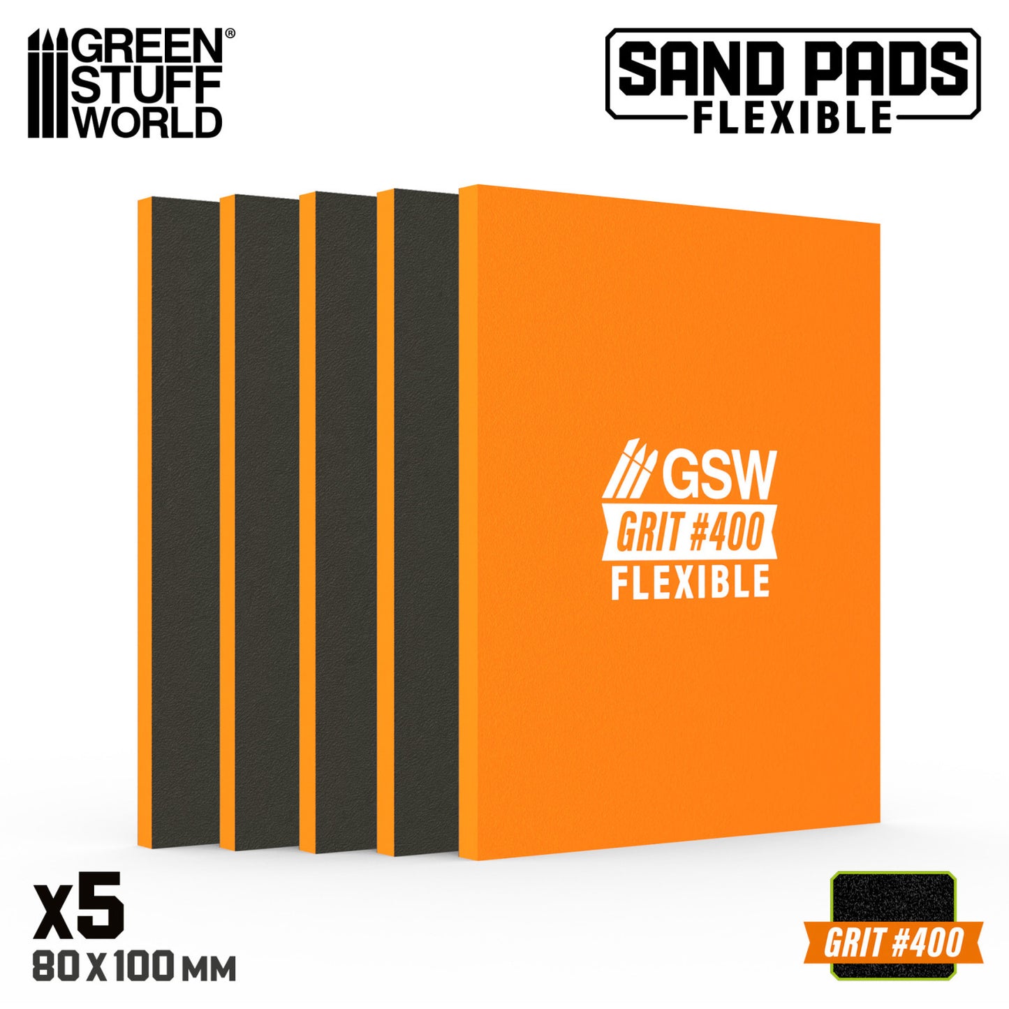 Green Stuff World: Flexible Sanding Pads 400 grit