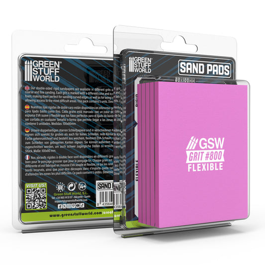 Green Stuff World: Flexible Sanding Pads 800 grit
