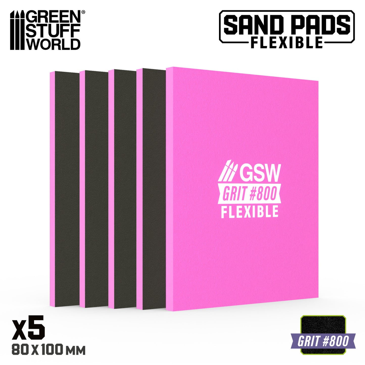 Green Stuff World: Flexible Sanding Pads 800 grit