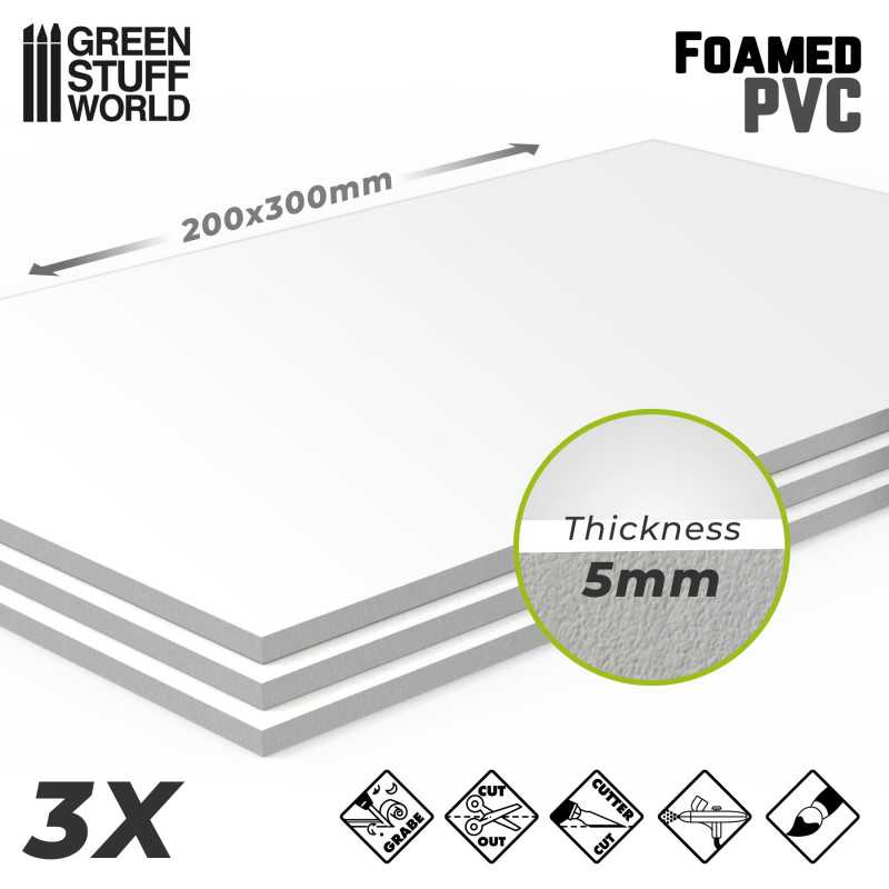Green Stuff World: Foamed PVC 5 mm
