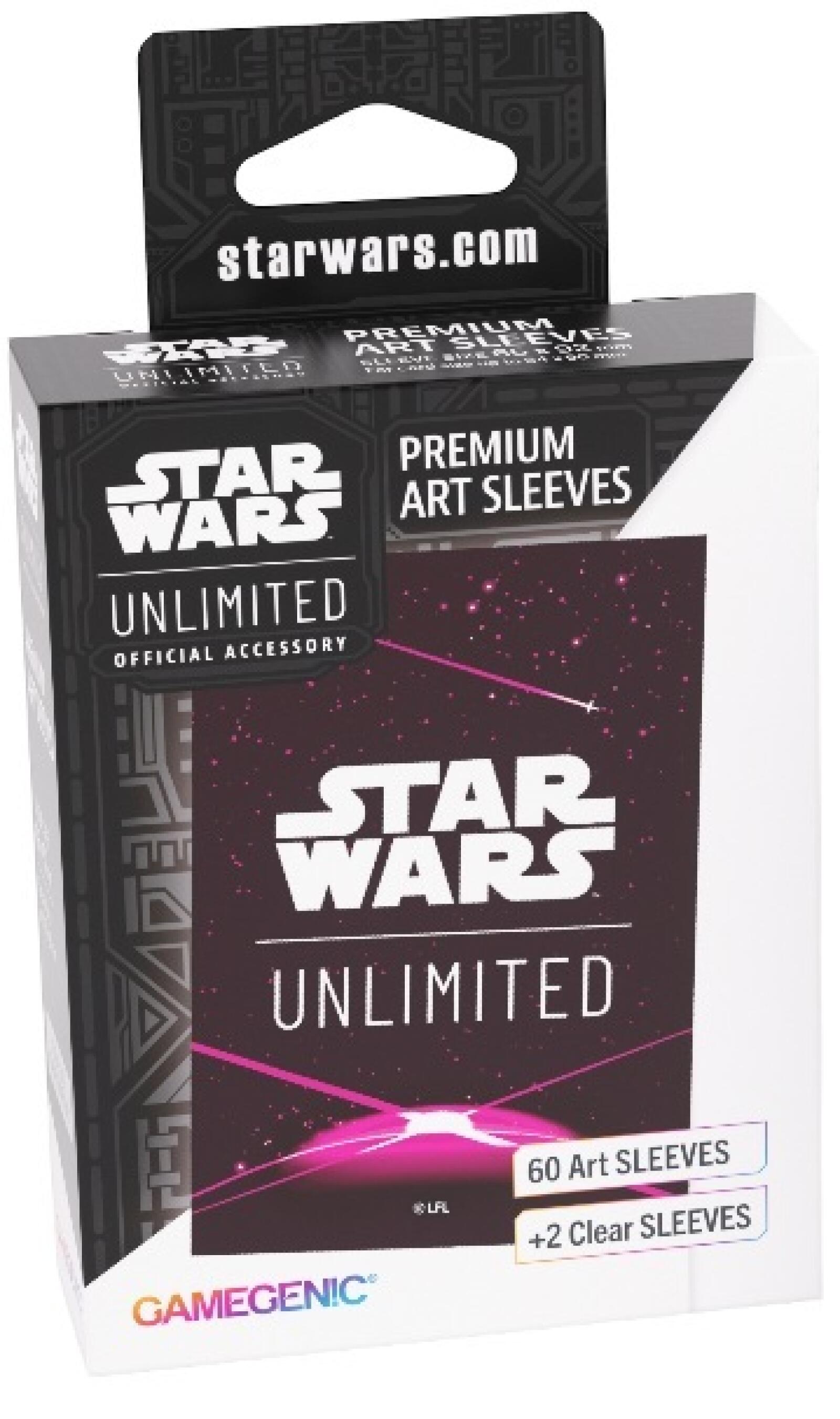 Gamegenic Star Wars Unlimited - Art Sleeves Card Back Magenta