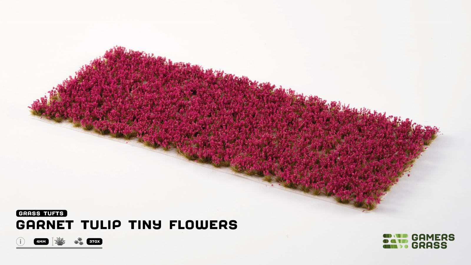 Gamer's Grass: Garnet Tulip Tiny Flowers - Warhaus
