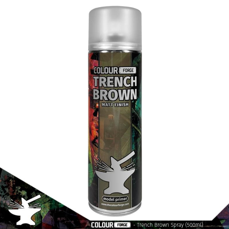 Colour Forge: Aerosol Spray Primer - Trench Brown 500ml