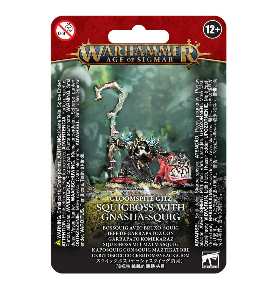 Gloomspite Gitz: Squigboss with Gnasha-Squig