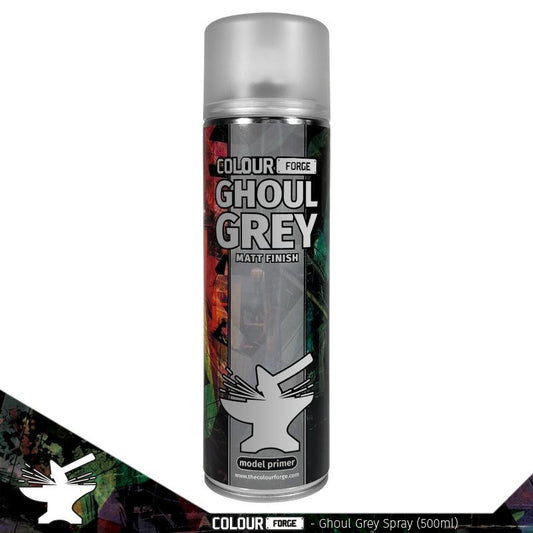Colour Forge - Aerosol Spray Primer - Ghoul Grey 500ml - Warhaus