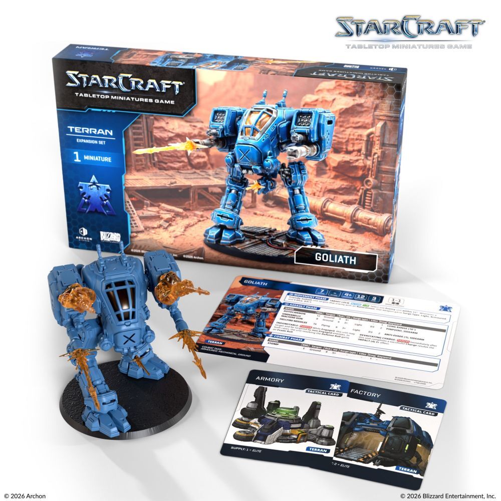 Starcraft Miniatures Games: Terran - Goliath - Expansion Set
