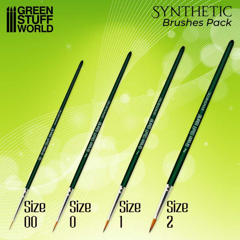 Green Stuff World: Green Series Synthetic Brush Set