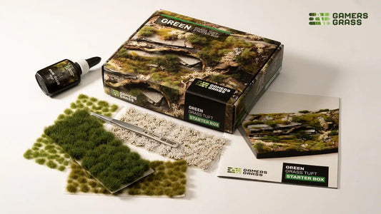 Gamers Grass: Green Grass Tuft Starter Box - Warhaus