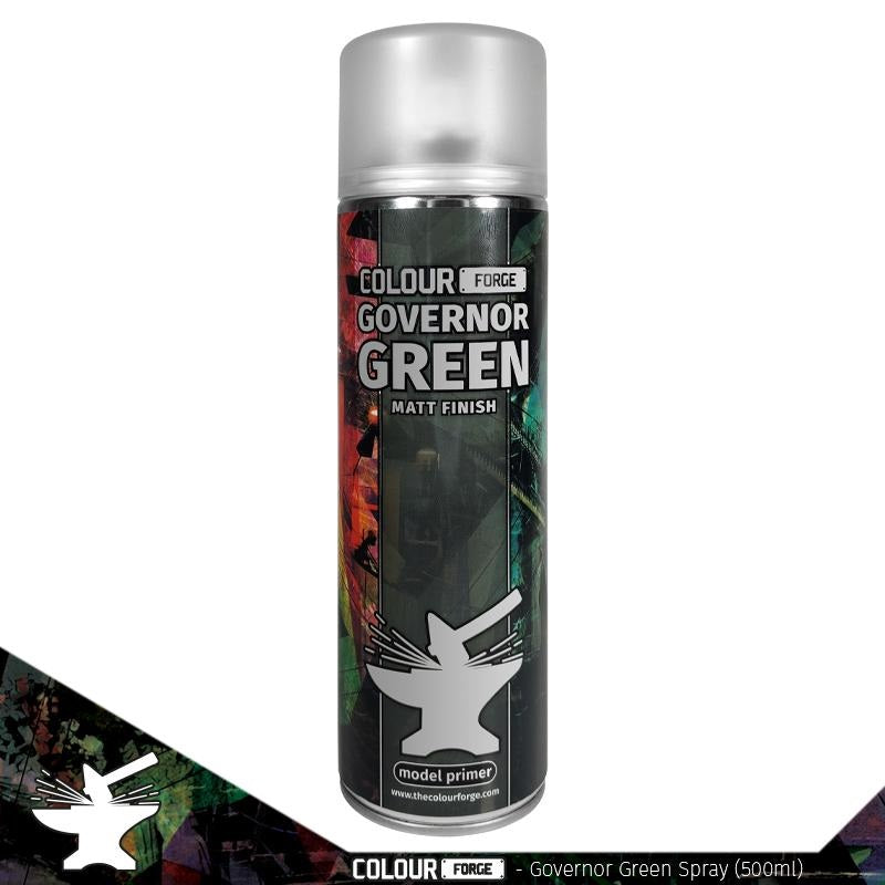 Colour Forge: Aerosol Spray Primer - Governor Green 500ml - Warhaus