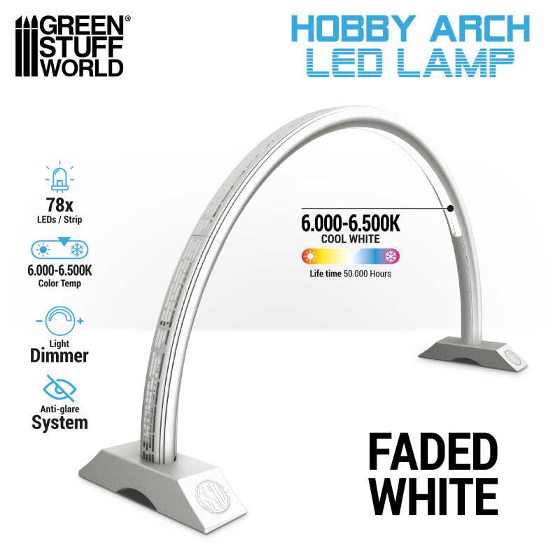 Green Stuff World: Hobby Arch LED Lamp - Faded White