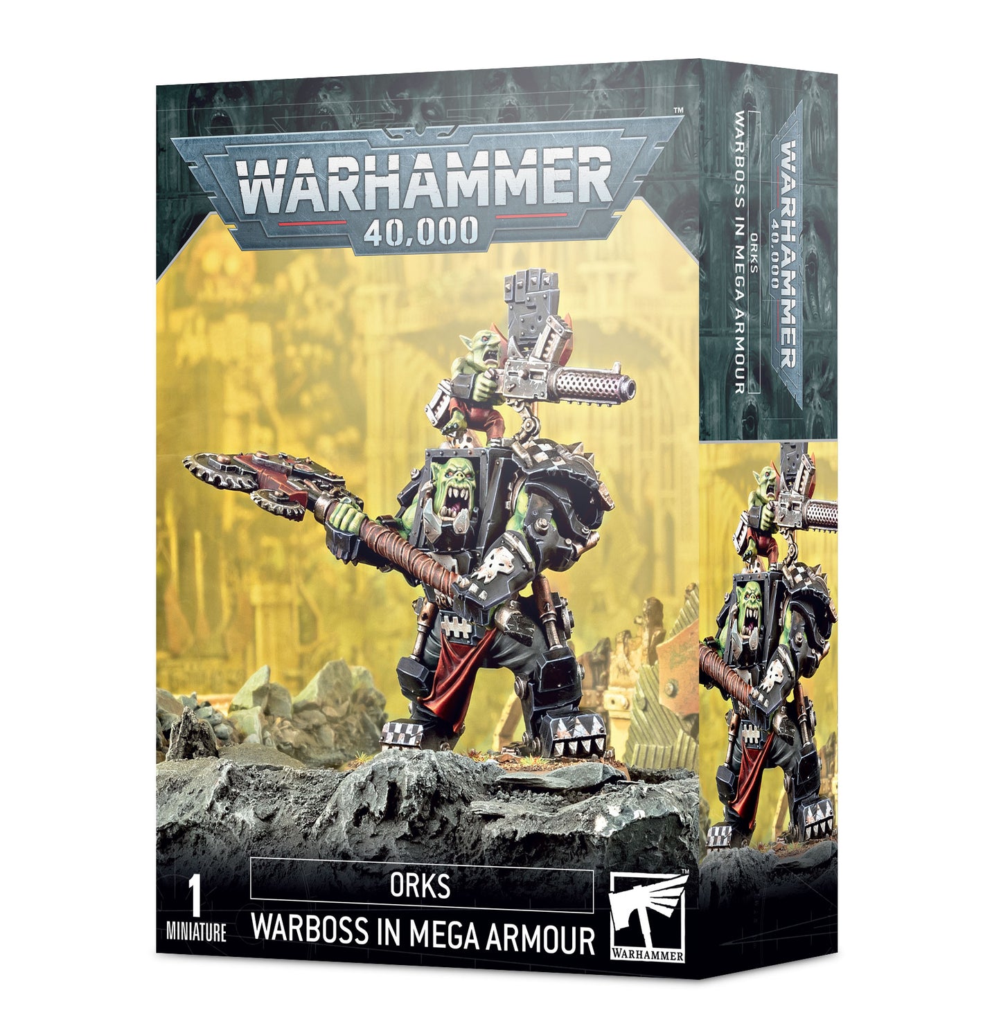 Orks: Warboss in Mega Armour - Warhaus