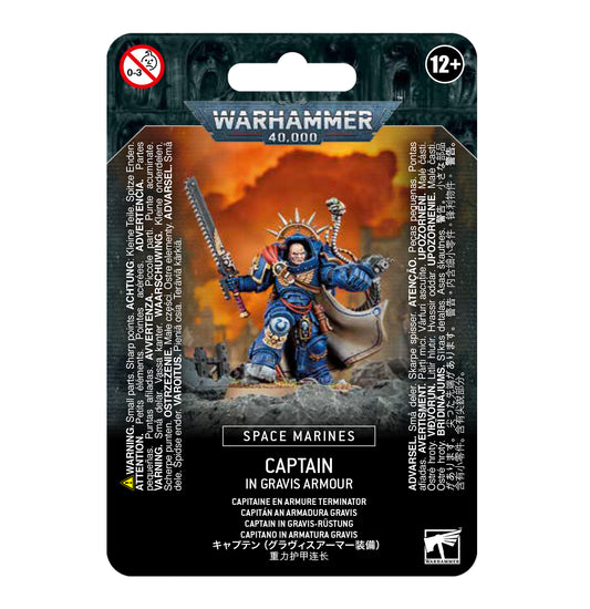 Space Marines: Captain In Gravis Armour - Warhaus