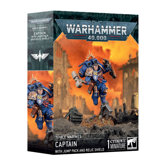 Space Marines: Captain With Jump Pack & Relic Shield