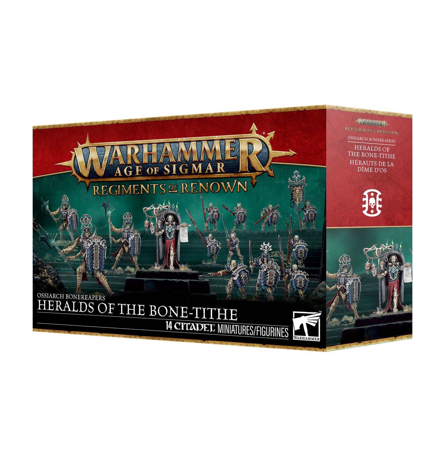Ossiarch Bonereapers: Regiments of Renown Heralds of The Bonetithe - Warhaus