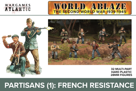 Wargames Atlantic: World Ablaze - Partisans (1) French Resistance