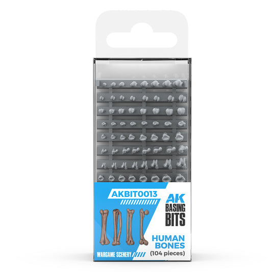 AK: Basing Bits - Human Bones (104 Pieces)
