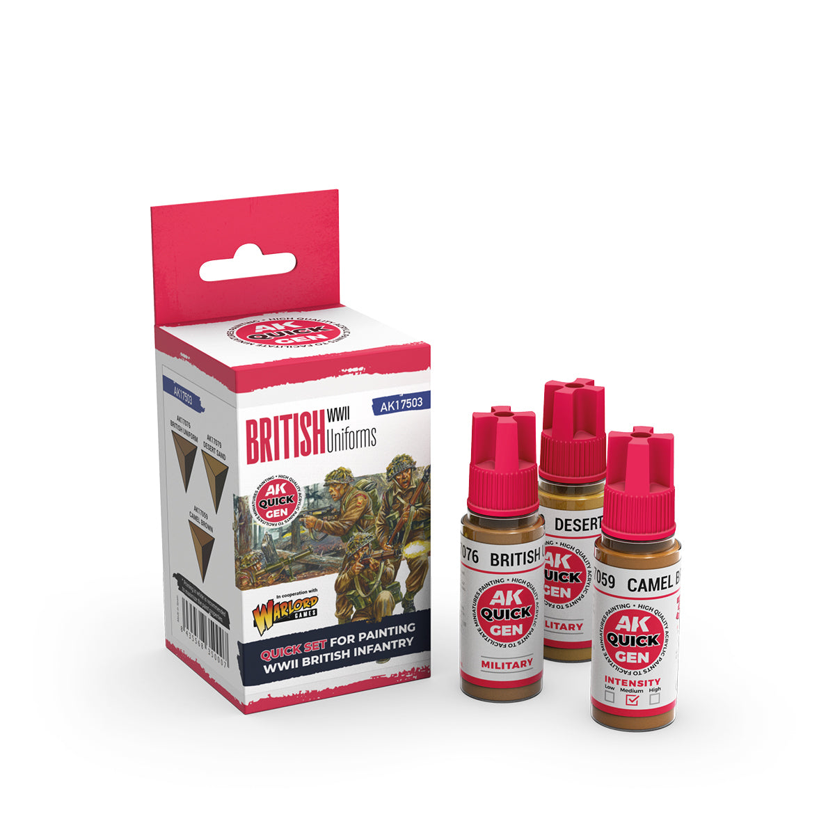 AK Interactive: Quick Gen Paints - British Uniforms