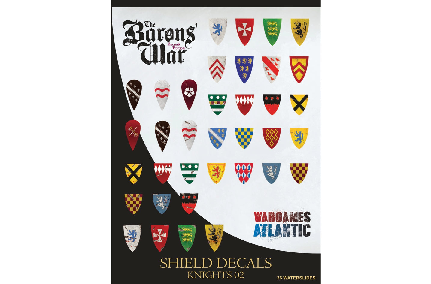 Barons' War: Shield Decals (02) - Knights 02