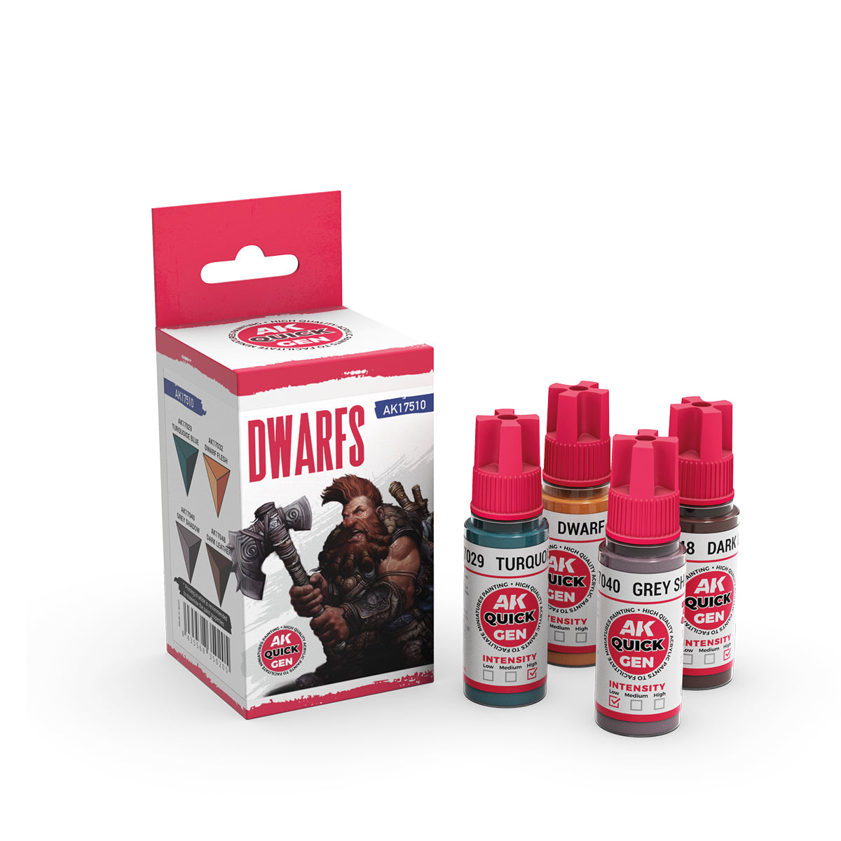AK Interactive: Quick Gen Paints - Dwarfs