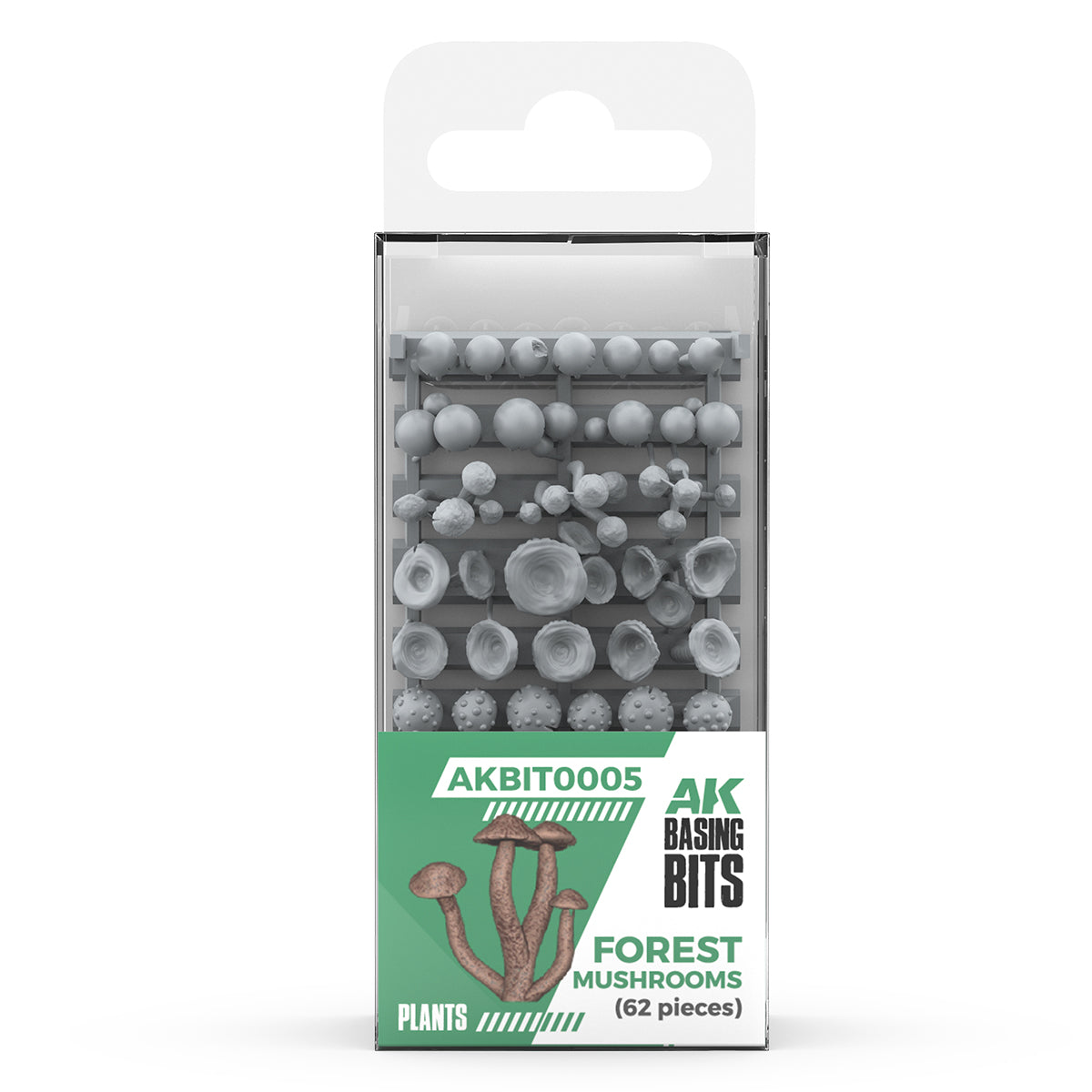 AK: Basing Bits - Forest Mushrooms (63 Pieces)