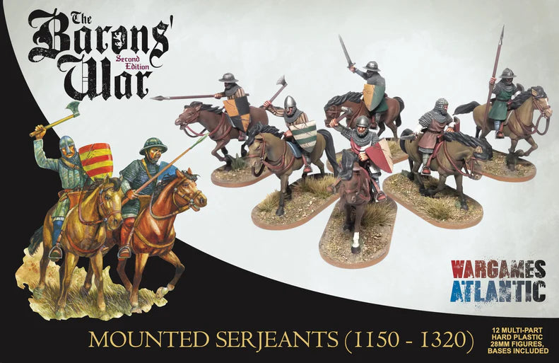 Wargames Atlantic: The Barons' War - Mounted Serjeants (1150-1320)