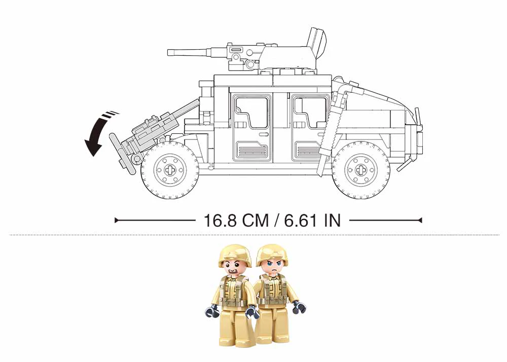 Sluban: Hummer H2 Assault Vehicle