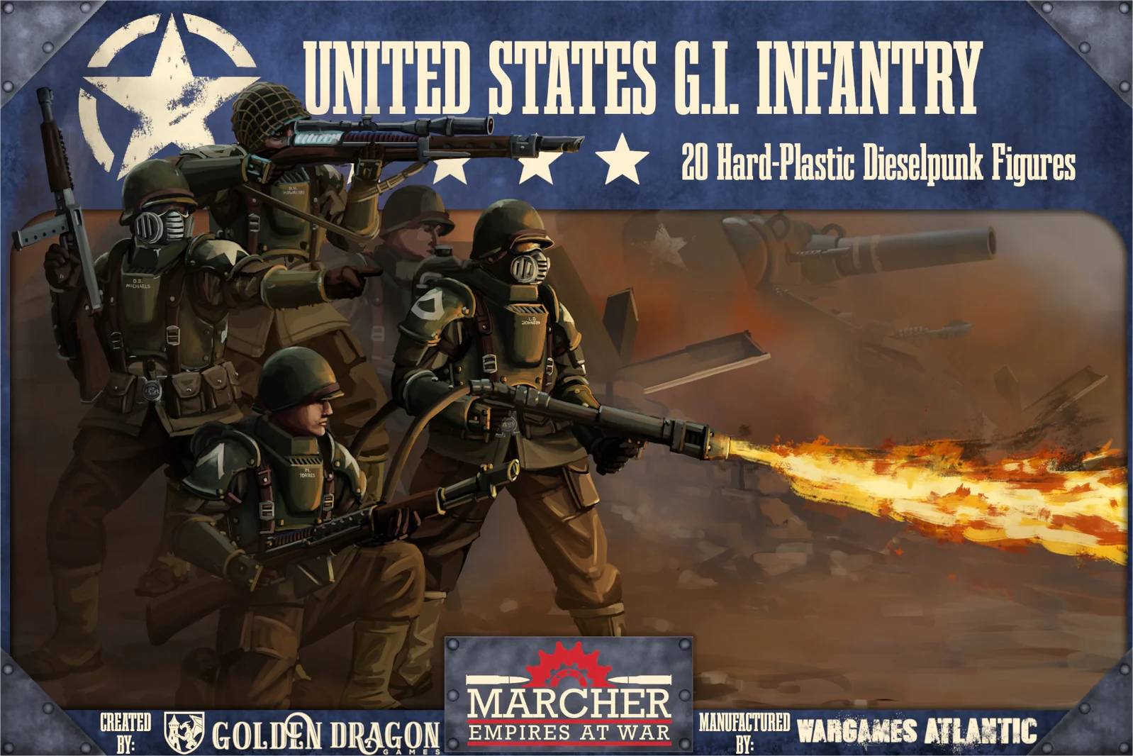 Wargames Atlantic: Marcher - United States Infantry