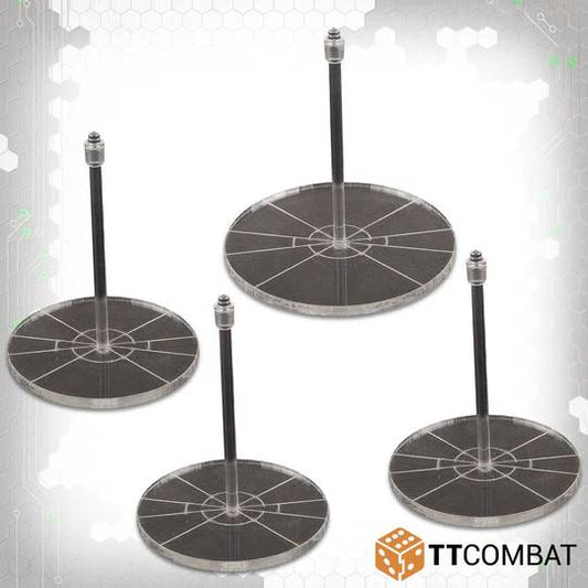 Dropfleet Commander: Large Clear Base Pack