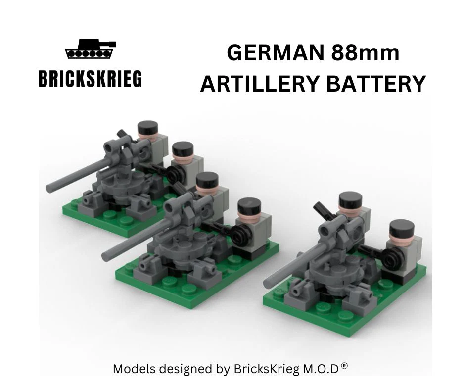 Brickskrieg: German 88mm Artillery Box Set