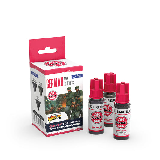 AK Interactive: Quick Gen Paints - German Uniforms - Warhaus