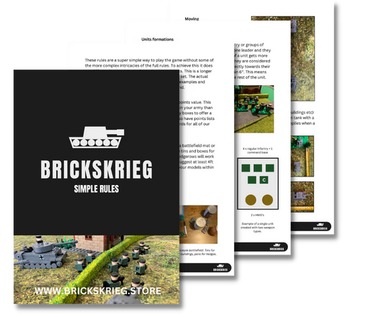 Brickskrieg: Simple Rules - Printed